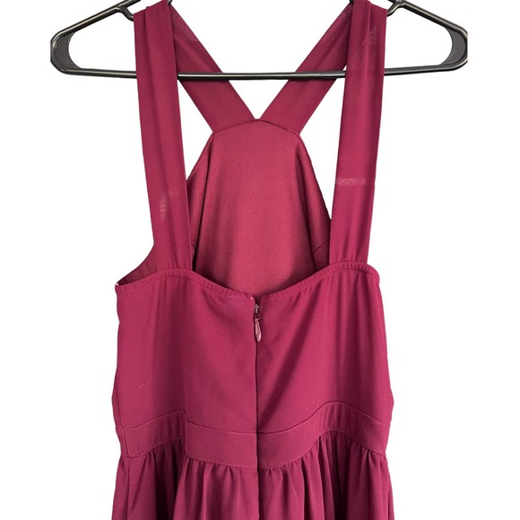 Lulu's Burgundy Maxi Dress - Picture 5 of 9